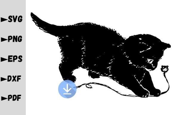Black Kitty Silhouette SVG Review