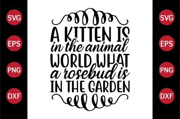 Cat SVG Design a Kitten is, in the Anima