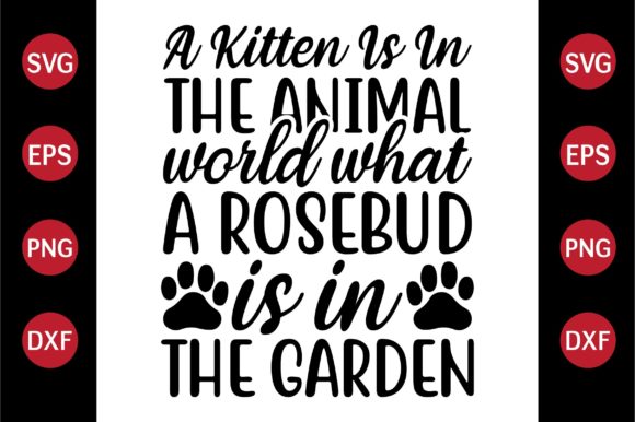 Cat SVG Design a Kitten is in the Animal