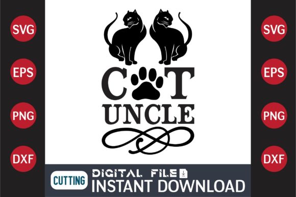 Cat SVG Design Cat Uncle