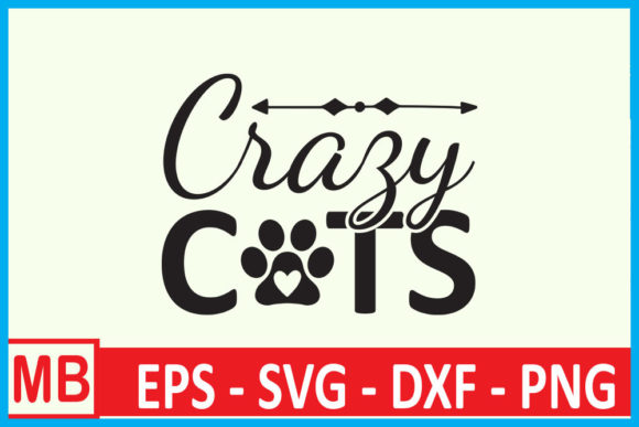 Cat Svg Design, Crazy Catsg