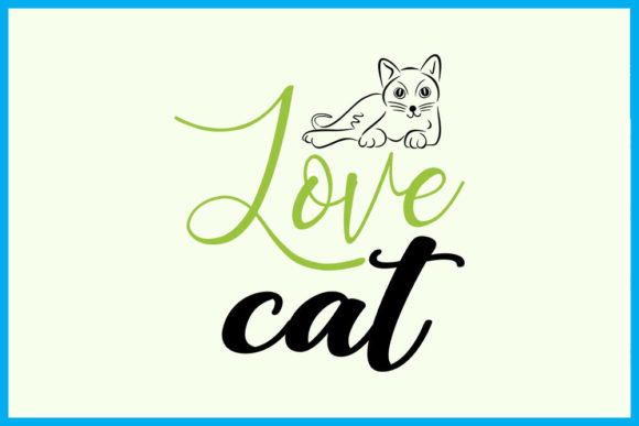 Cat Svg Design, Love Cats