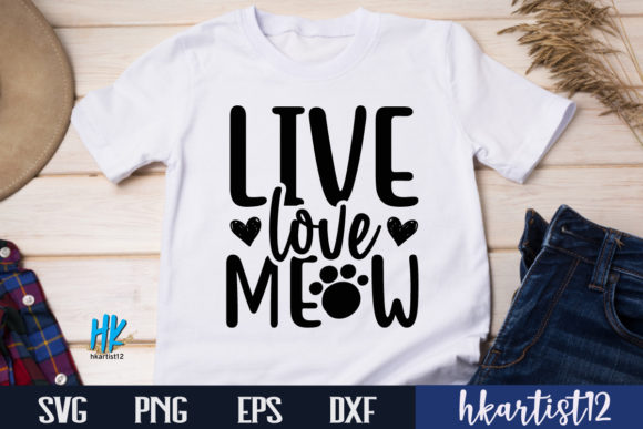 Live Love Meow SVG Review