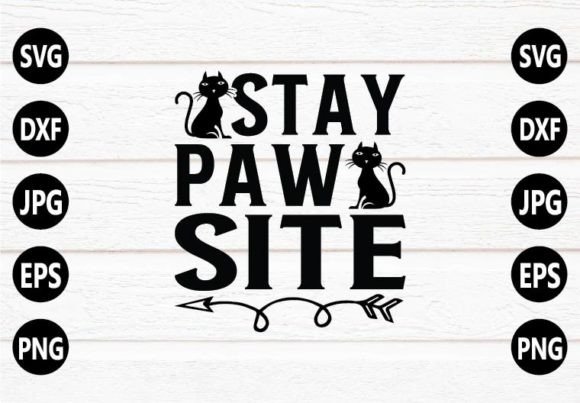 Stay Paw Site SVG Design